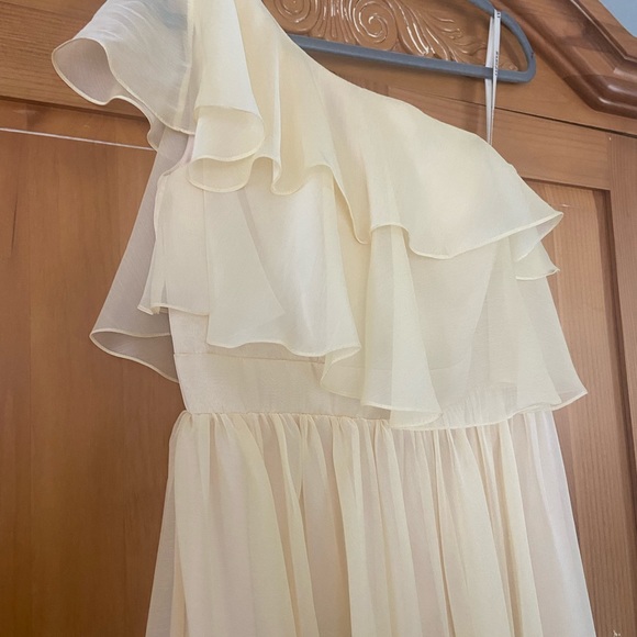 NWT Chiffon One Shouldered Cocktail Dress! - Picture 6 of 6